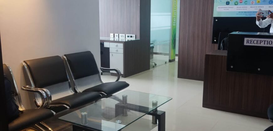 1450 SQFT SALEABLE FURNISHED OFFICE FOR LEASE AT BANER ROAD. PUNE.